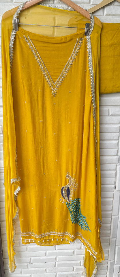 Organza unstitched ladies suit Rc17550 (a)