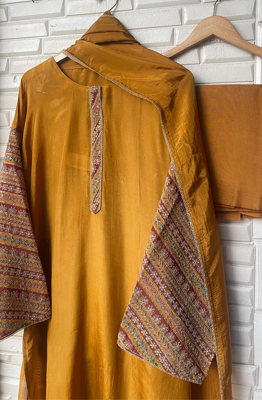 Silk Unstitched Ladies Suit RC-17635 (b) – view 2
