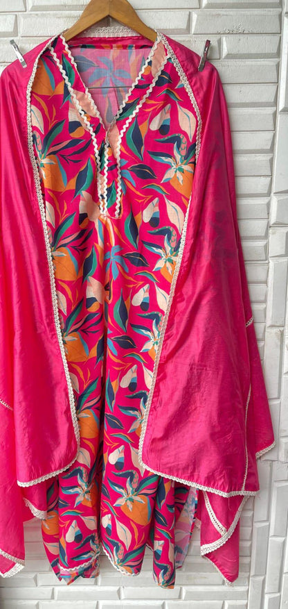 Cotton Printed Unstitched Ladies Suit Rc17245