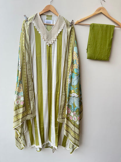 Muslin Silk Printed Unstitched Ladies Suit RC-18867 – view 8