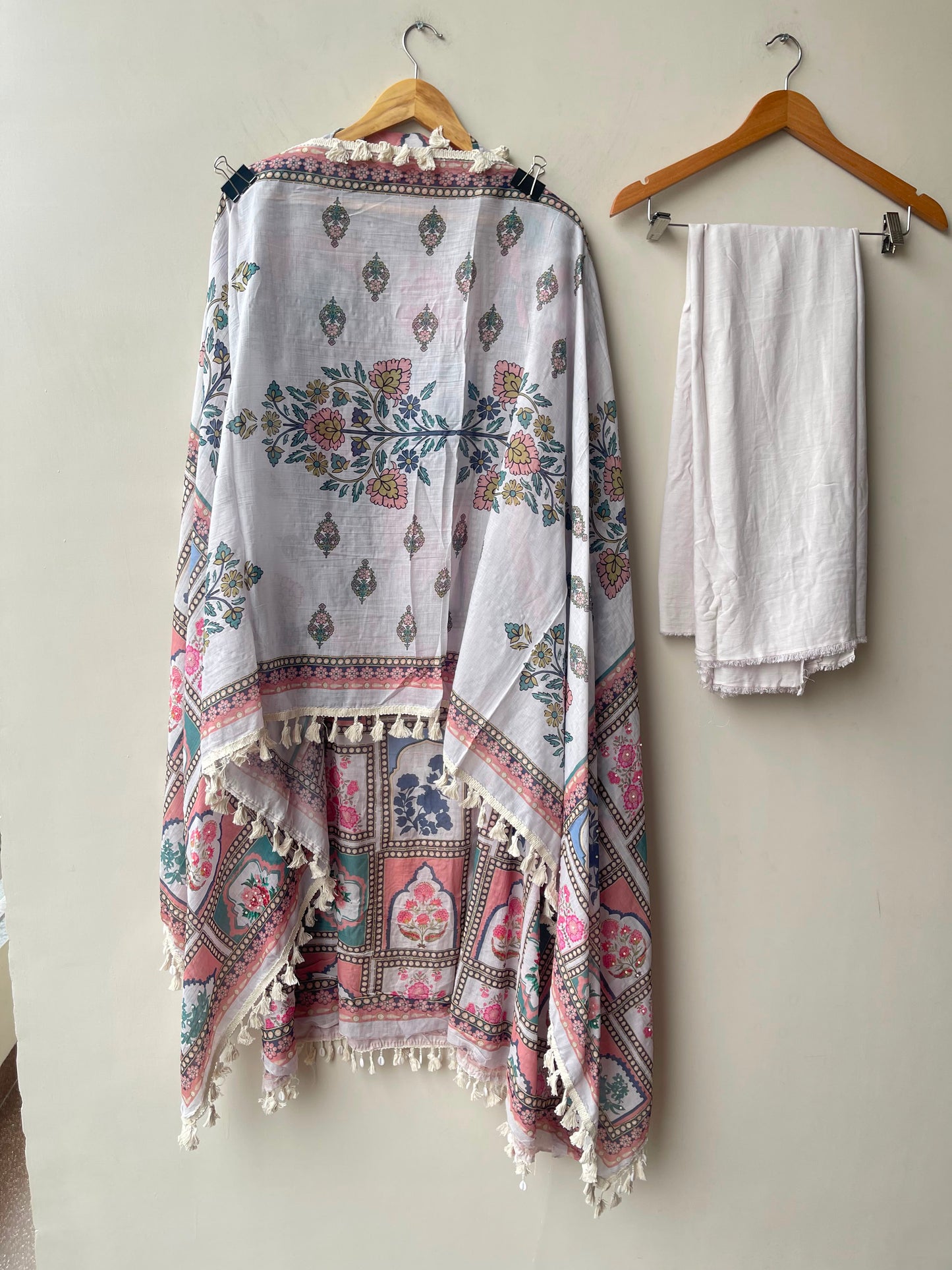 Mul chanderi printed ladies unstitched suit Rc19150 (a)