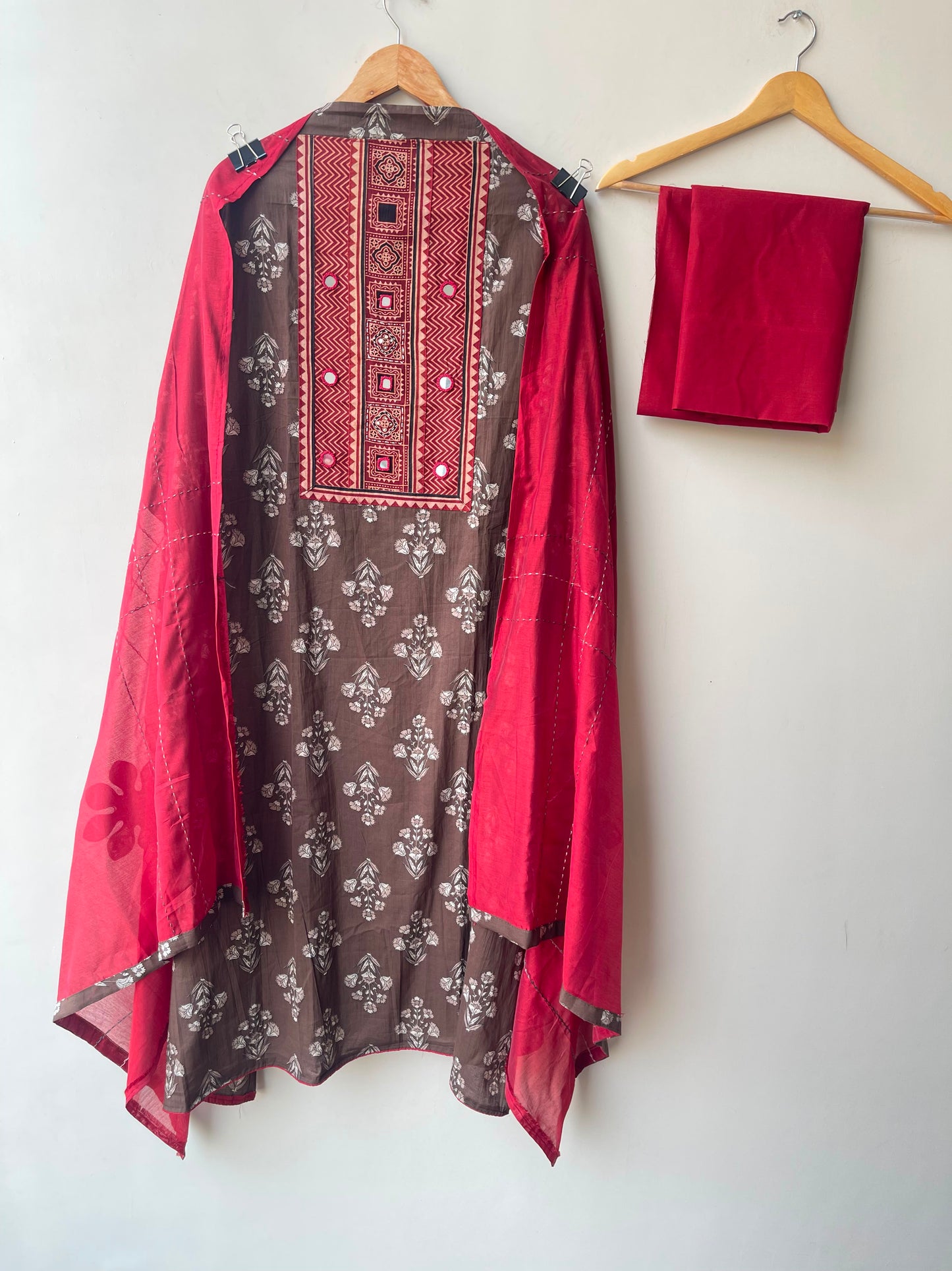 Cotton printed unstitched ladies suit Rc18982