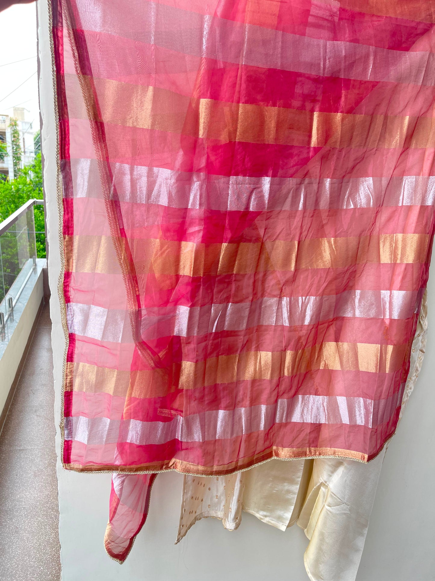 Banarasi shimmer silk ladies unstitched suit Rc19137