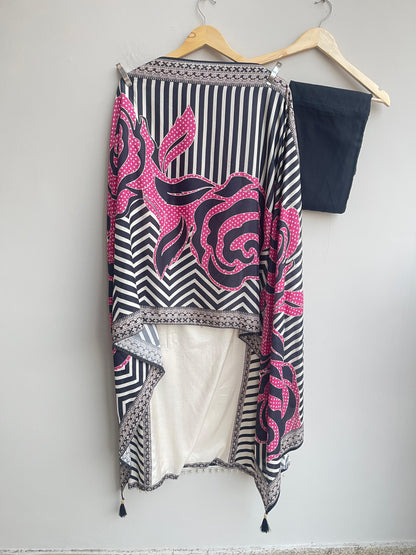 Muslin printed unstitched ladies suit Rc18374 (c)