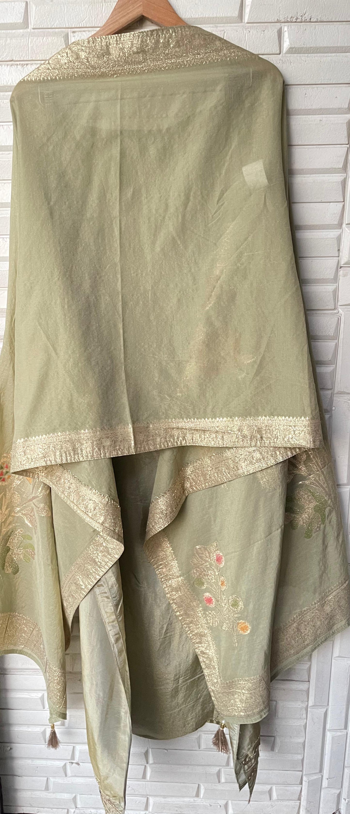 Shimmer silk unstitched ladies suit Rc17716 (b)