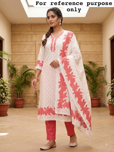 Chanderi cotton unstitched ladies suit Rc19269 (b)