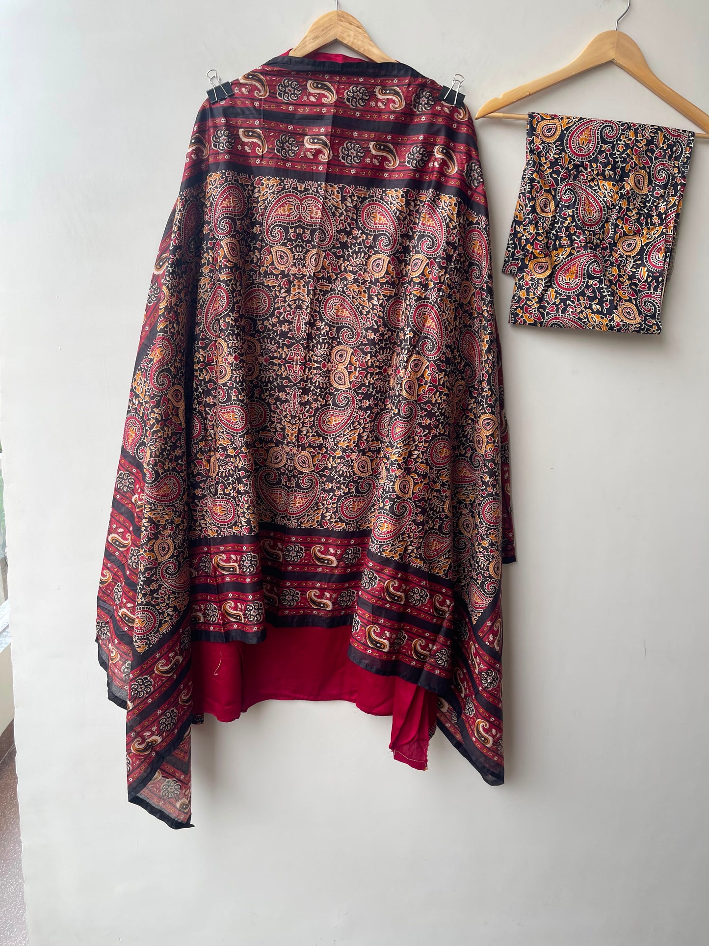 Worli art inspired cotton ladies unstitched suit Rc19082 (a)