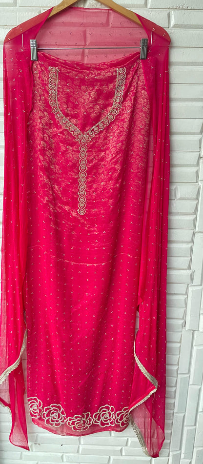 Organza unstitched ladies suit Rc17371 (b)