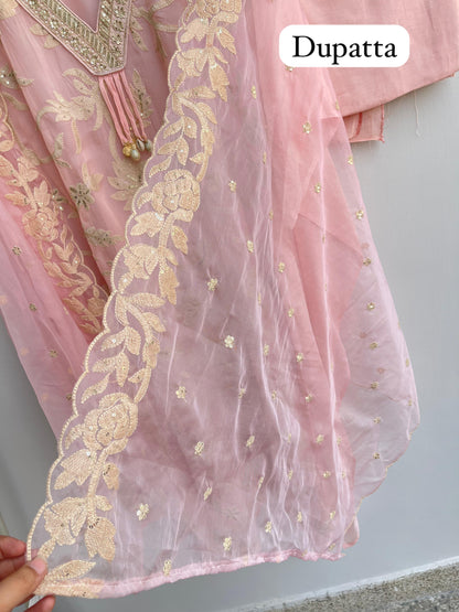 Organza unstitched ladies suit Rc17936 (a)