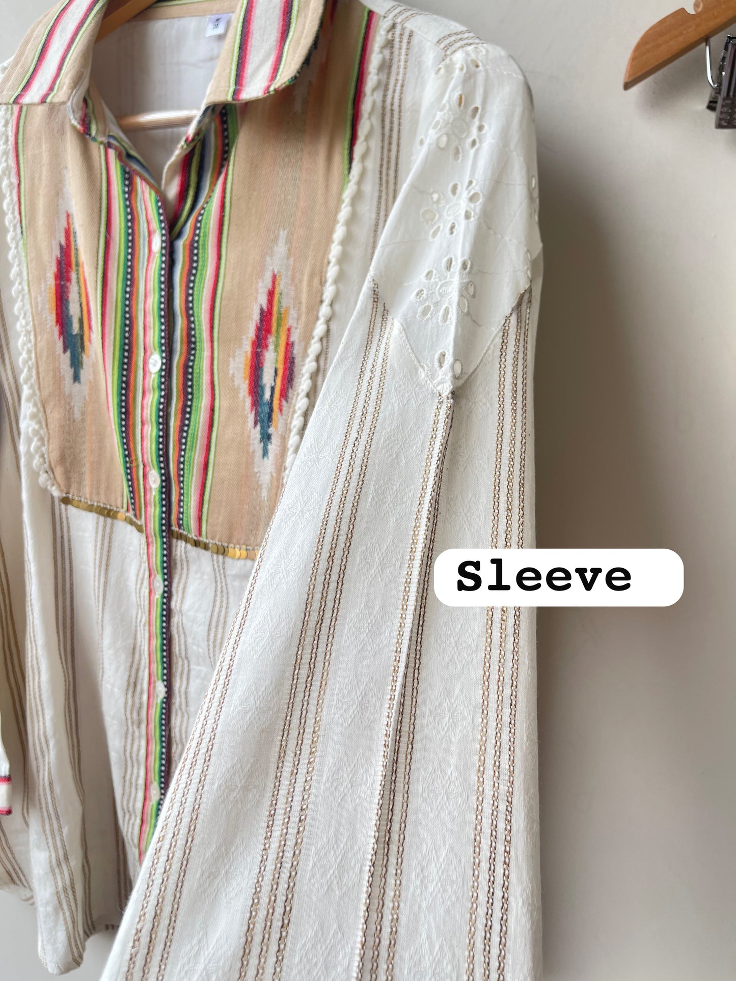 Self linen printed ladies stitched coord set Rc19155
