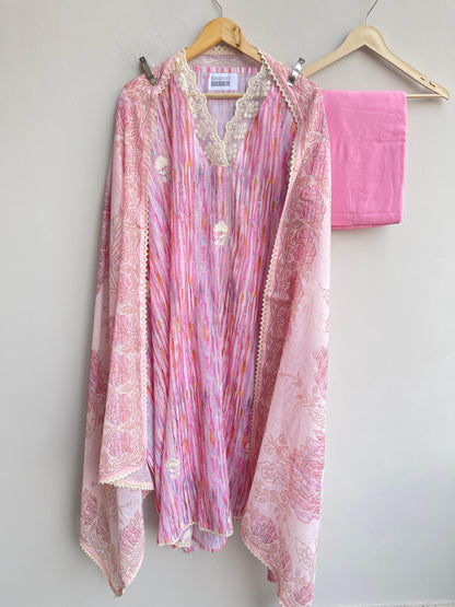 Linen printed unstitched ladies suit Rc18475 (c)