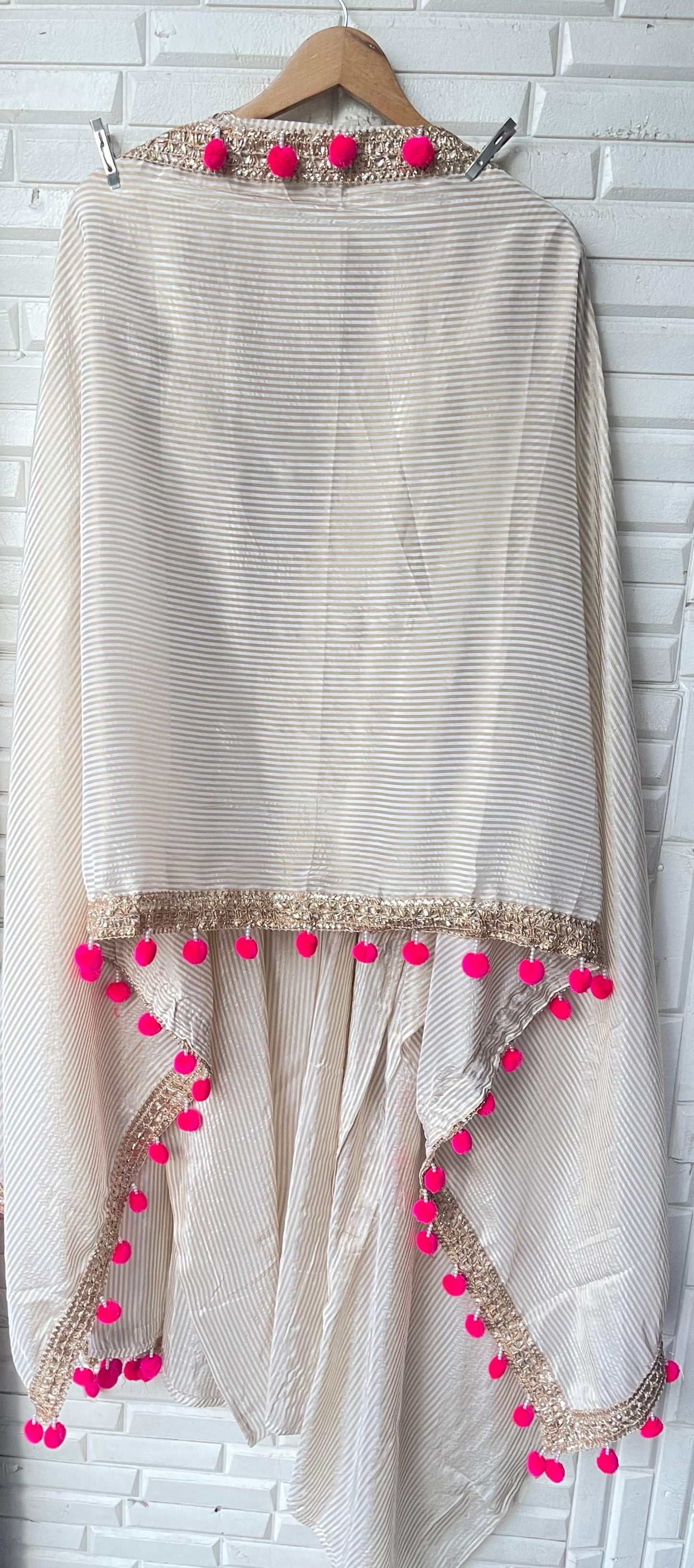 Banarasi shimmer silk unstitched ladies suit Rc17638