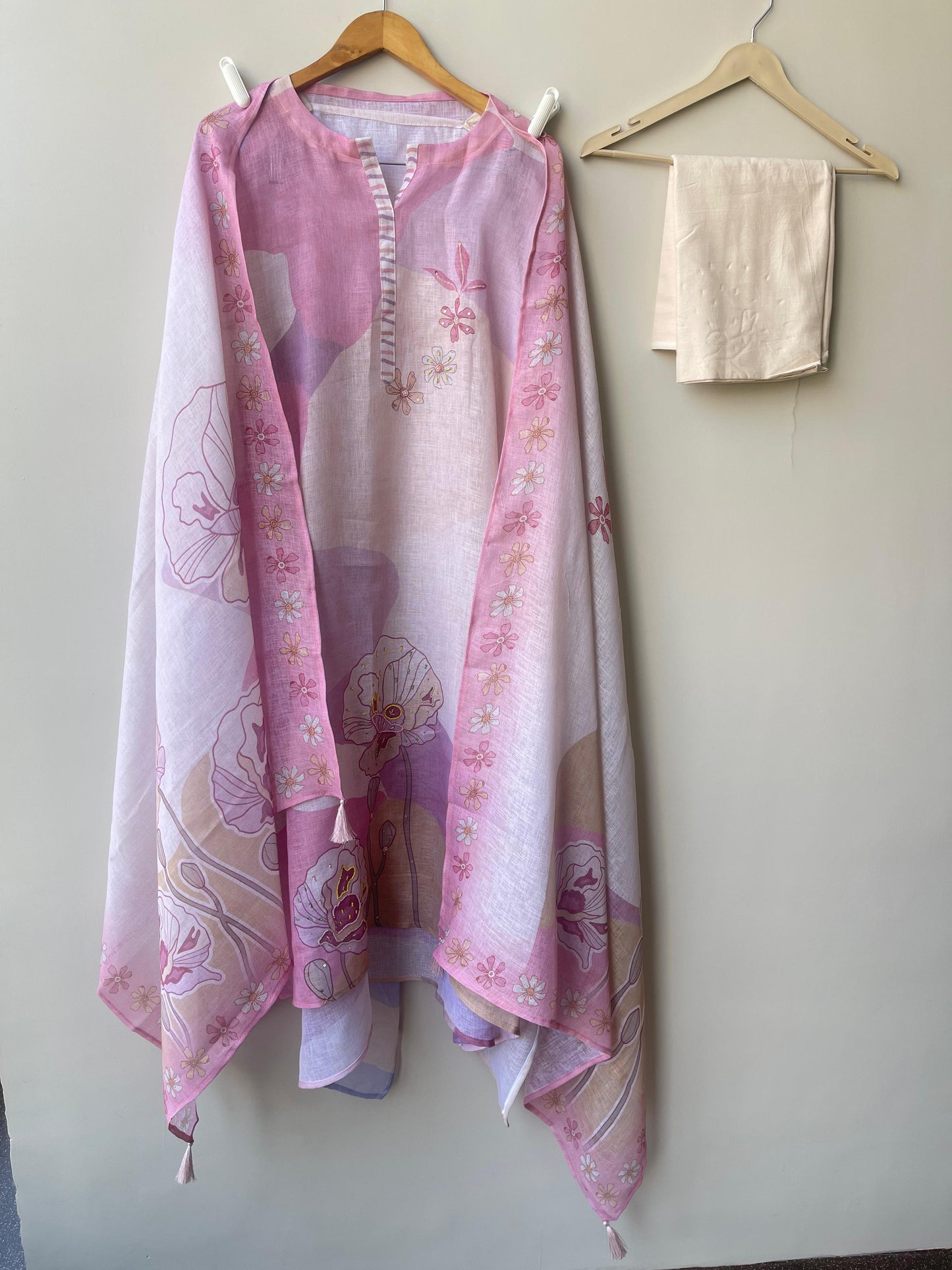 Linen Printed Unstitched Ladies Suit RC-18653 – view 2