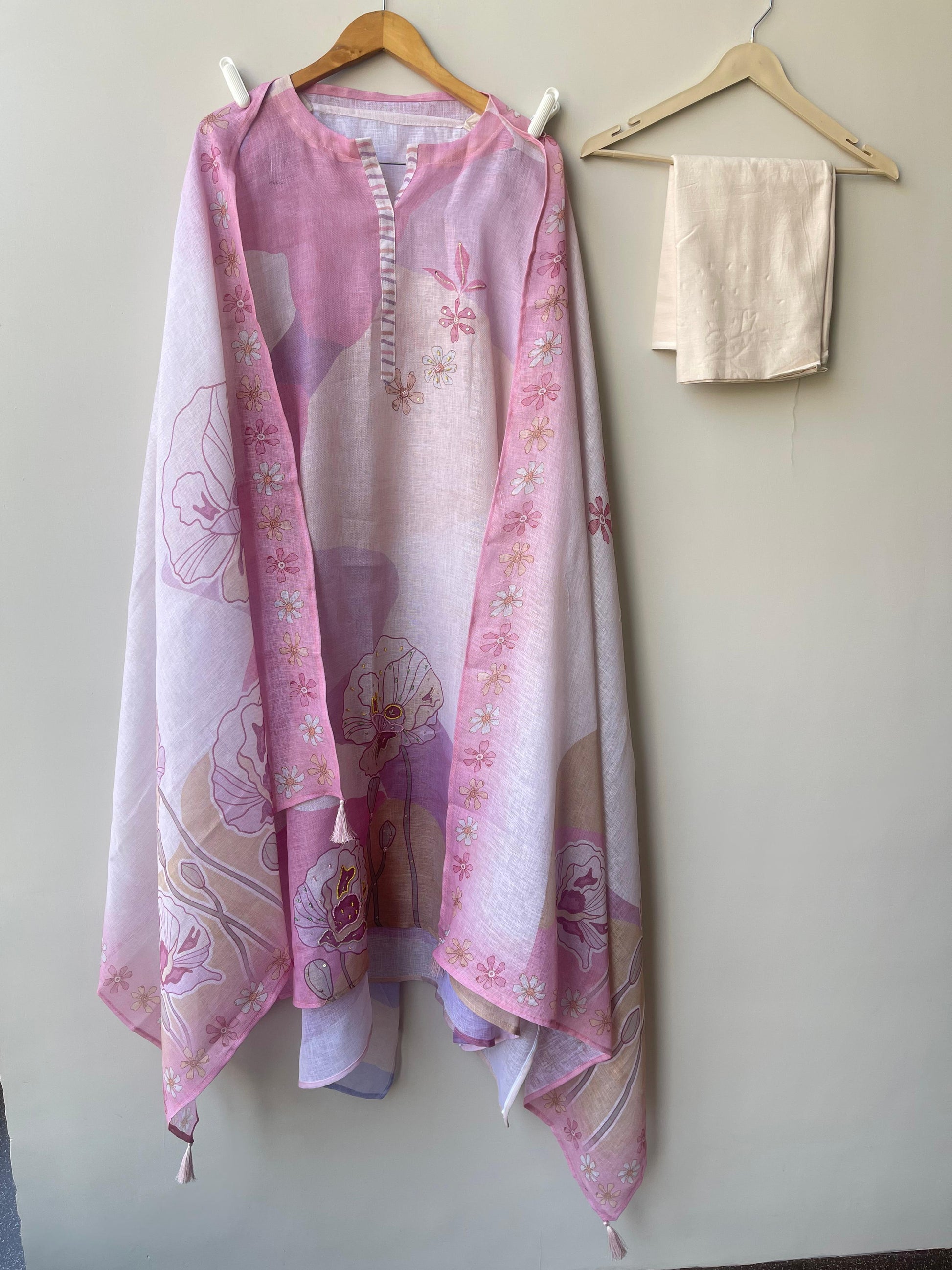 Linen Printed Unstitched Ladies Suit RC-18653 – view 2