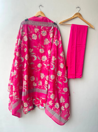 Cotton printed unstitched ladies suit Rc19250