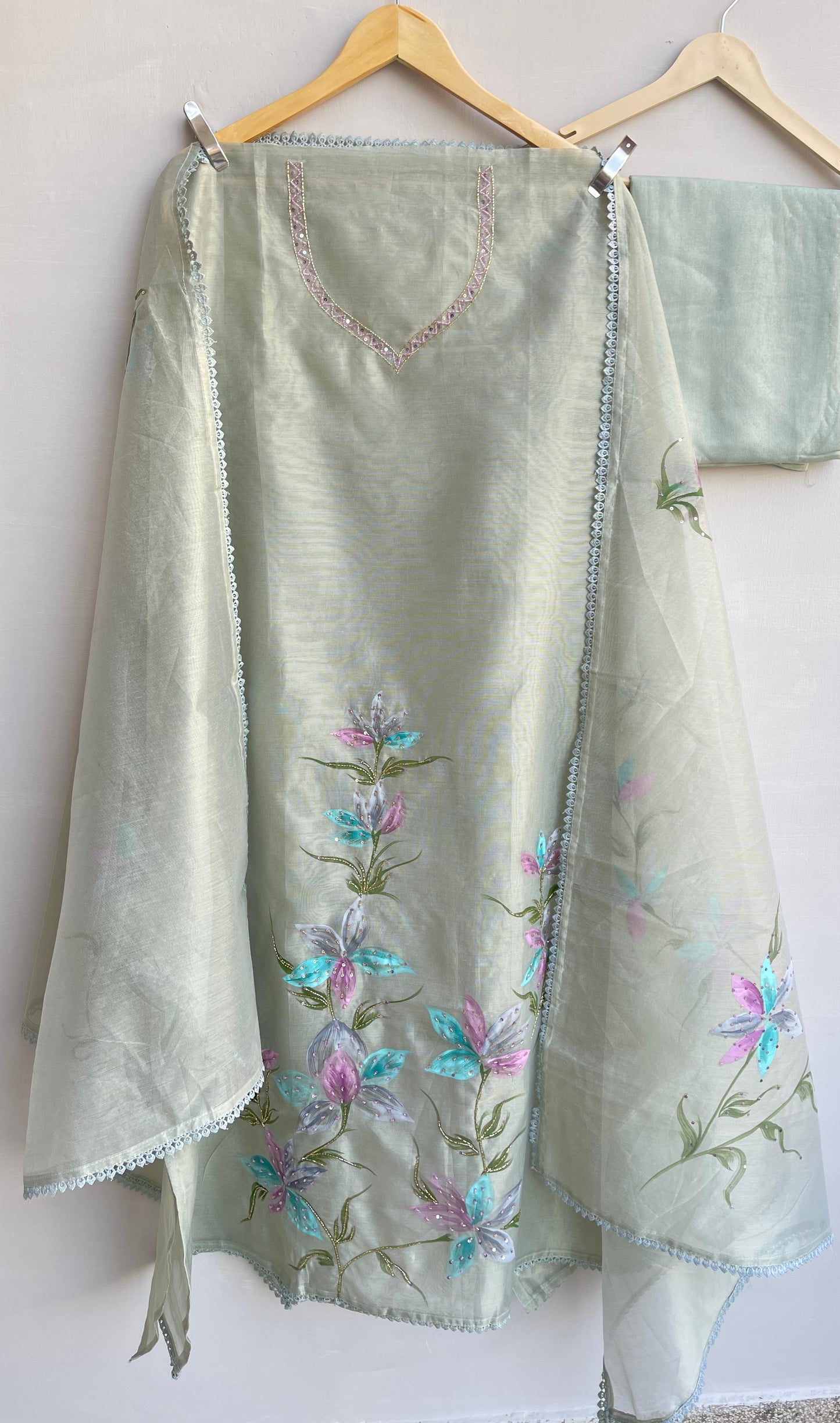 Shimmer kota doriya unstitched ladies suit Rc17890