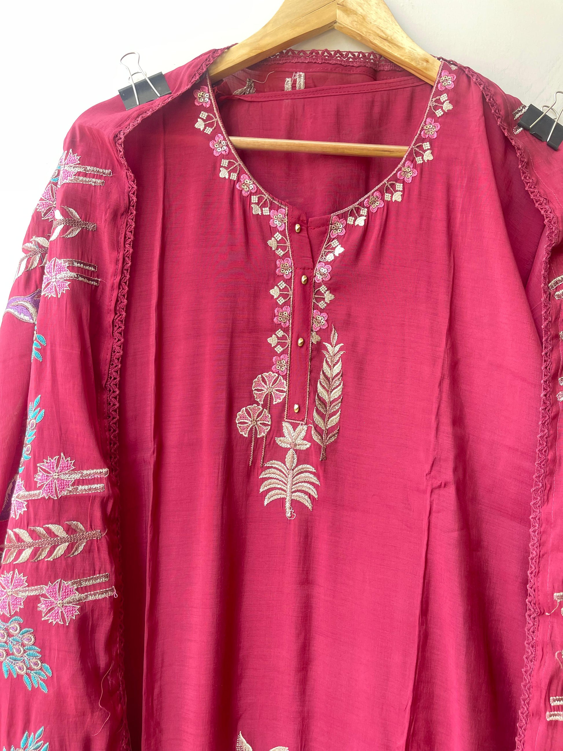 Mul Chanderi Unstitched Ladies Suit RC18890 – view 4