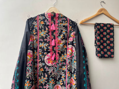 Cotton printed unstitched ladies suit Rc19129 (b)