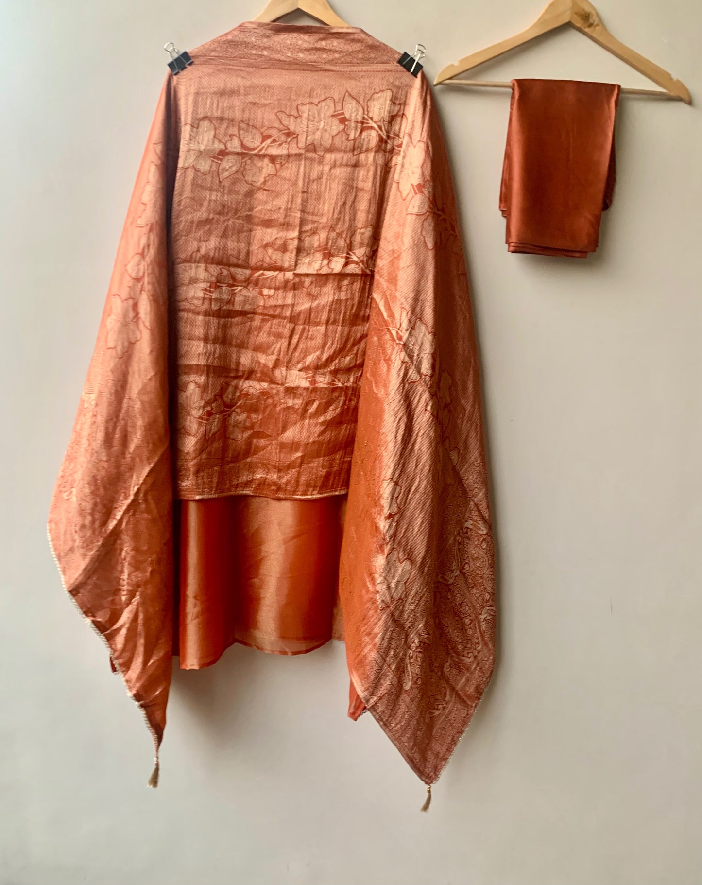 Shimmer Silk Printed Unstitched Suit Set