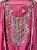 Mul Chanderi Semi Stitched Ladies Suit RC-17537(A)
