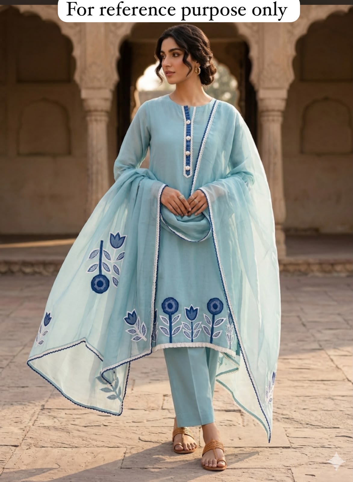 Mul cotton fabric unstitched ladies suit Rc18992 (c)
