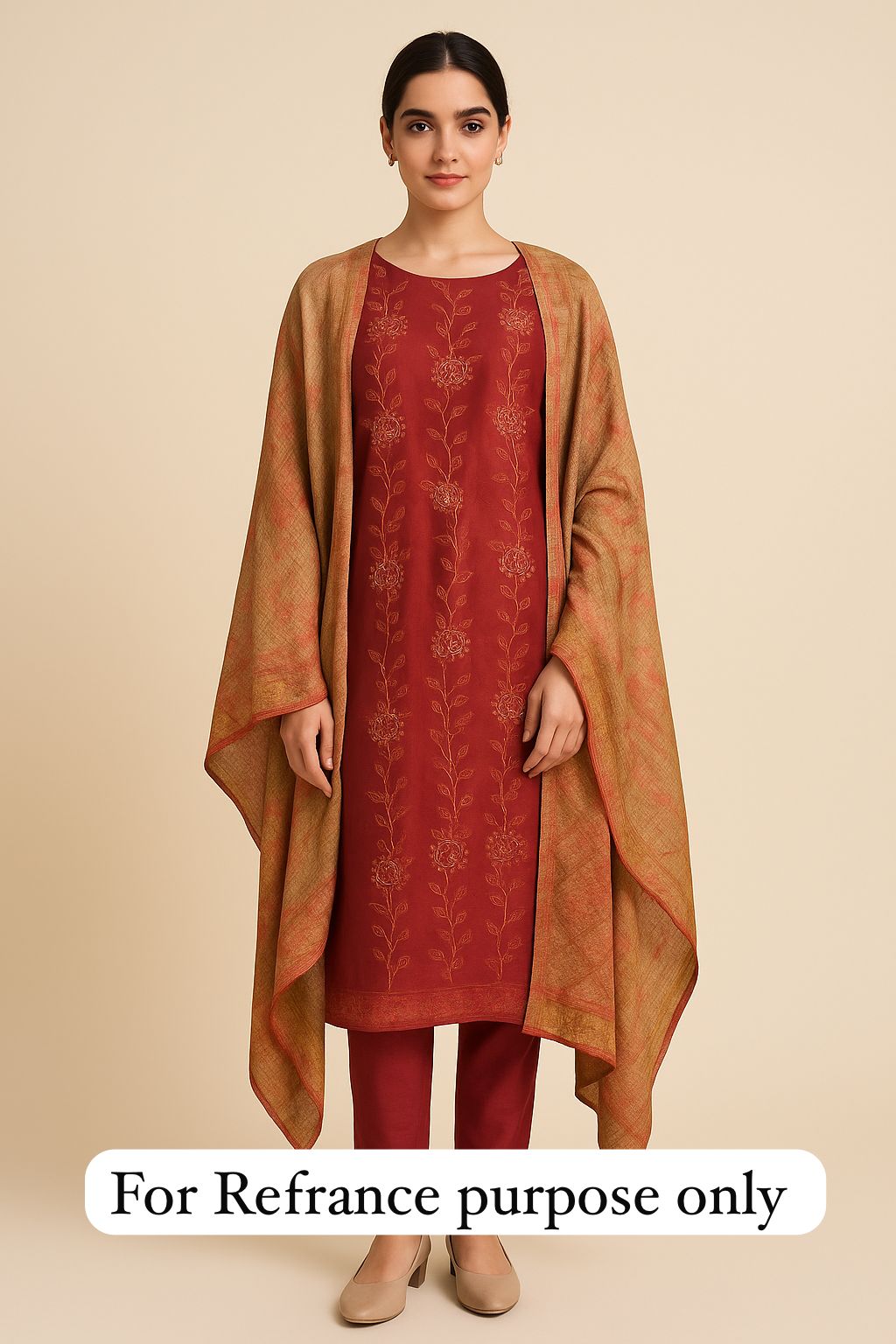 Pure shimmer silk unstitched ladies suit Rc17705