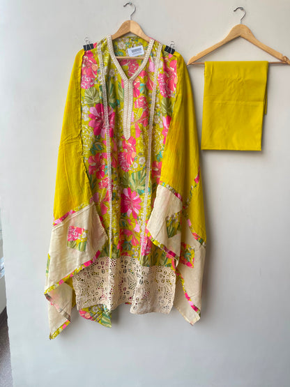 Cotton printed unstitched ladies suit Rc19011 (b)