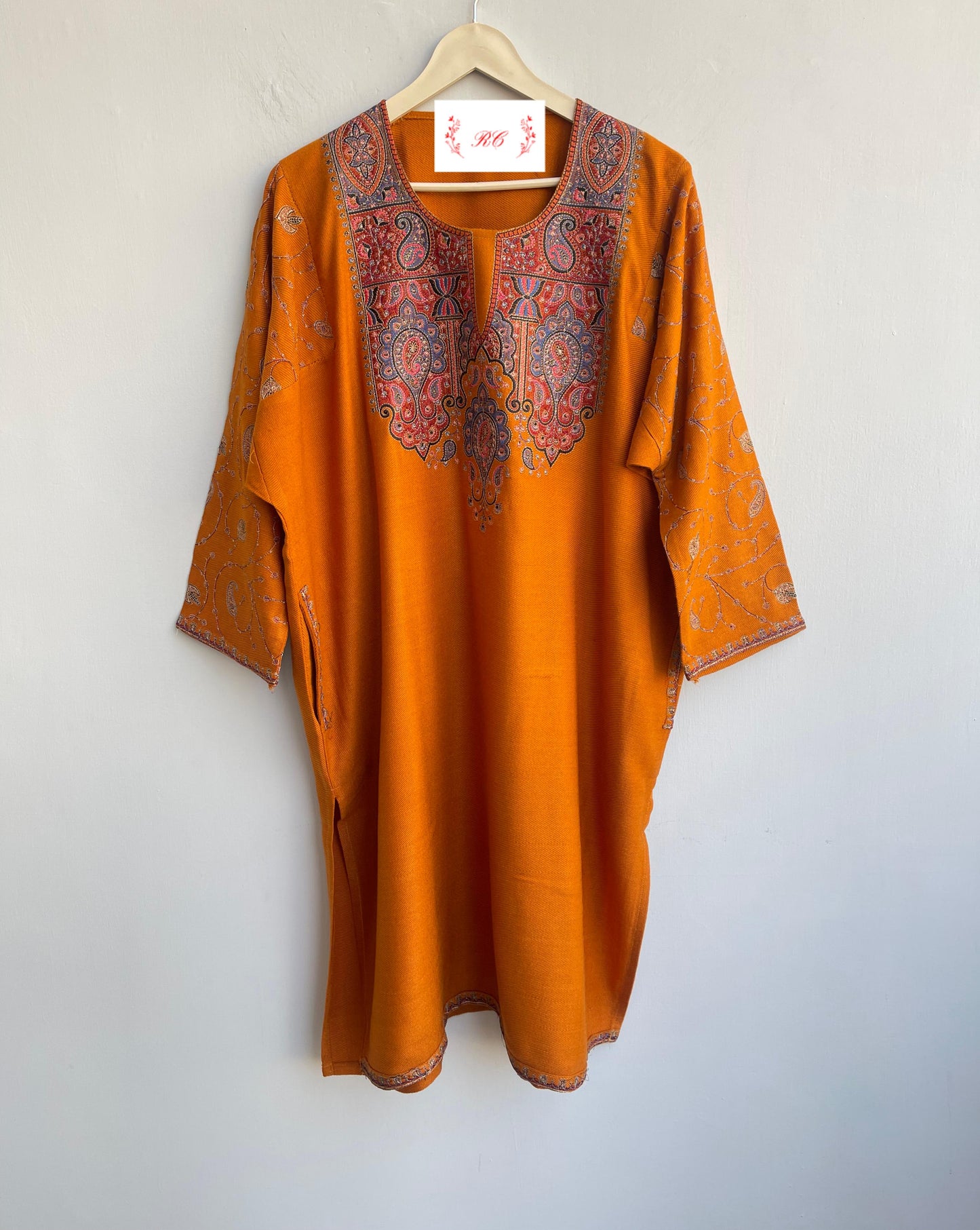 Kashmiri pheron readymade woolen kurta Rc18142 (a)