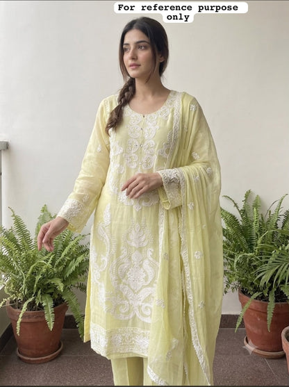 Organza Tuile fabric ladies unstitched suit Rc19131 (a)