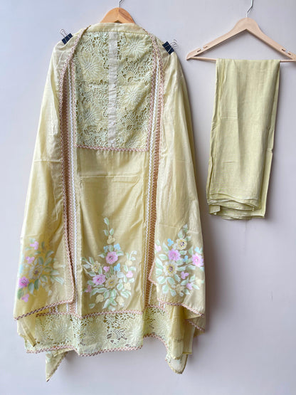Mul chanderi unstitched ladies suit Rc18969 (b)