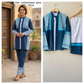 Soft muslin cotton printed stitched ladies coord set Rc19096