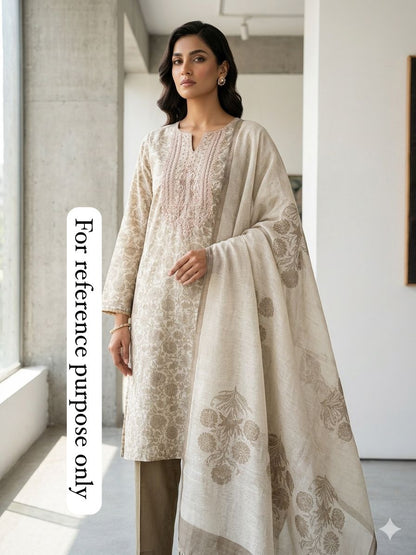 Shimmer Linen Unstitched Ladies Suit RC18700 (b) – view 2