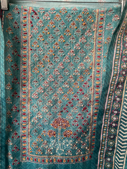 Linen silk unstitched ladies suit Rc17757 (a)