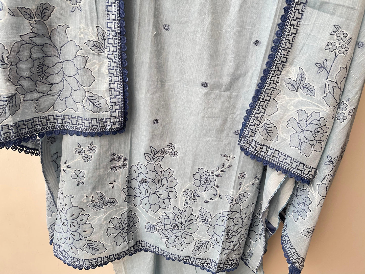 Jhaamdhaani linen unstitched ladies suit Rc18933