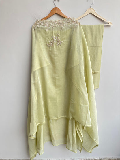 Pure mul chanderi unstitched ladies suit Rc18503 (b)