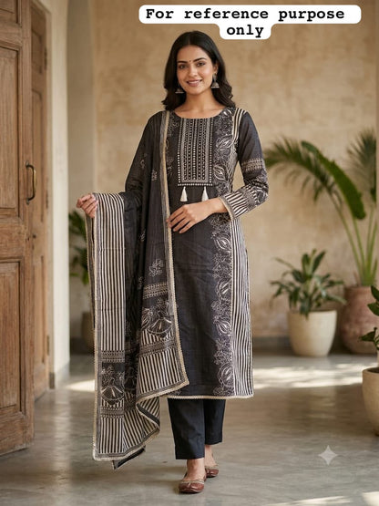 Gajji silk printed unstitched ladies suit Rc19311 (c)