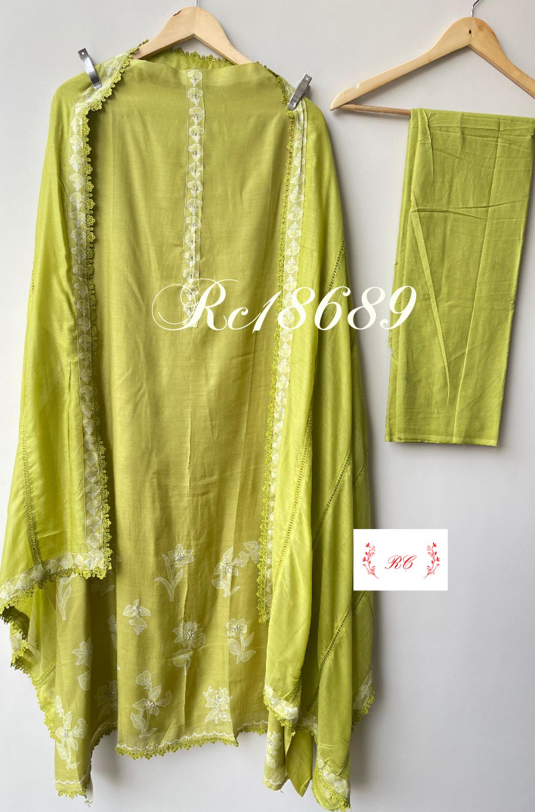 Muslin Printed Unstitched Ladies Suit RC-18689 – view 3