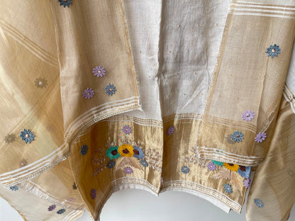 Banarasi mul chanderi ladies unstitched suit Rc19084