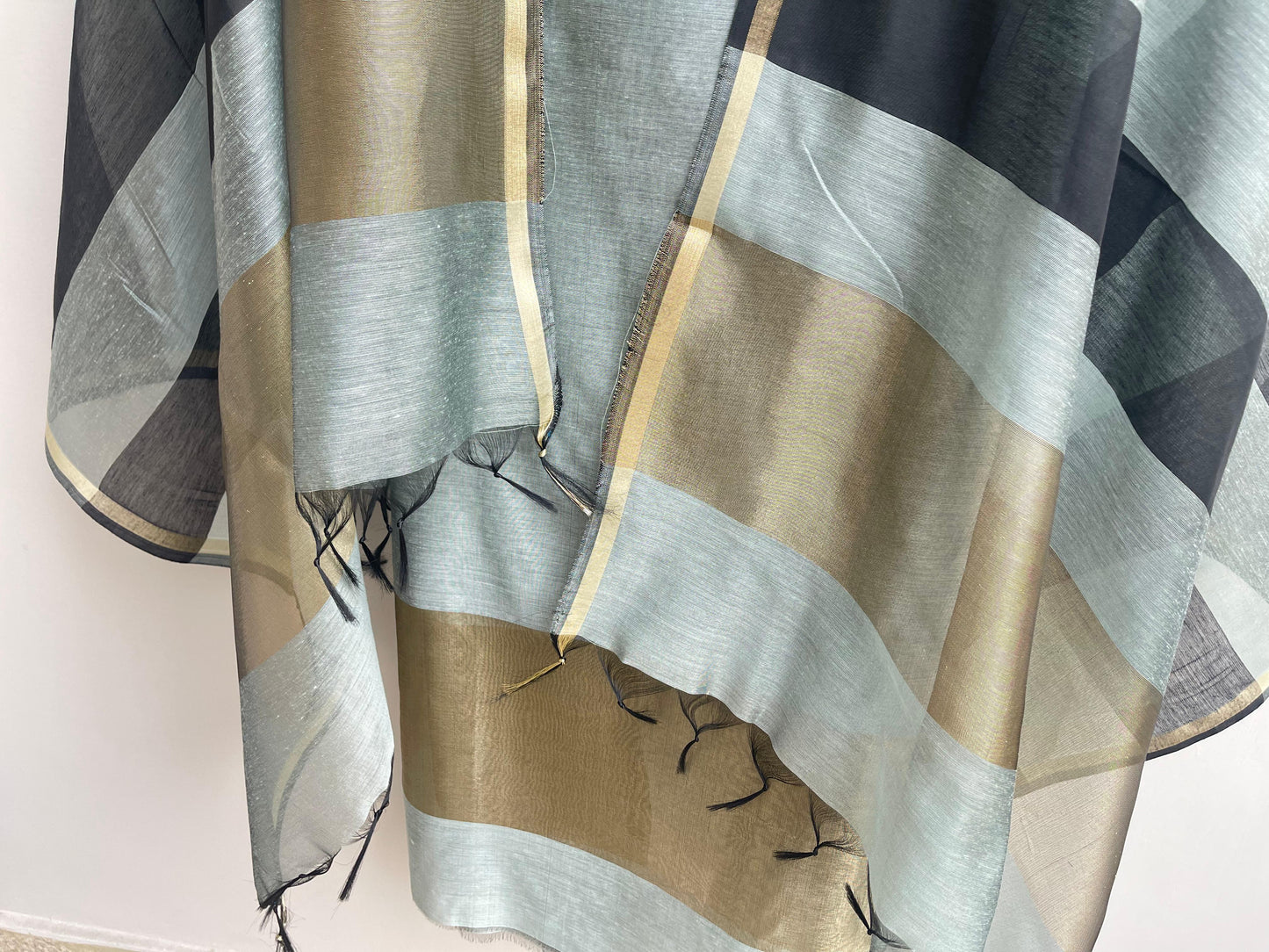 Chanderi silk unstitched ladies suit Rc17994 (d)