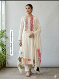 Mul chanderi unstitched ladies suit Rc18976