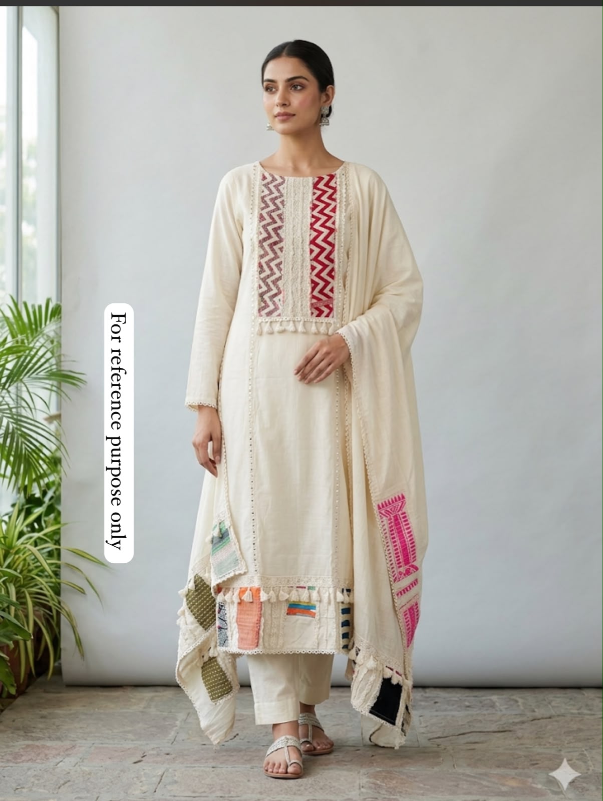 Mul chanderi unstitched ladies suit Rc18976