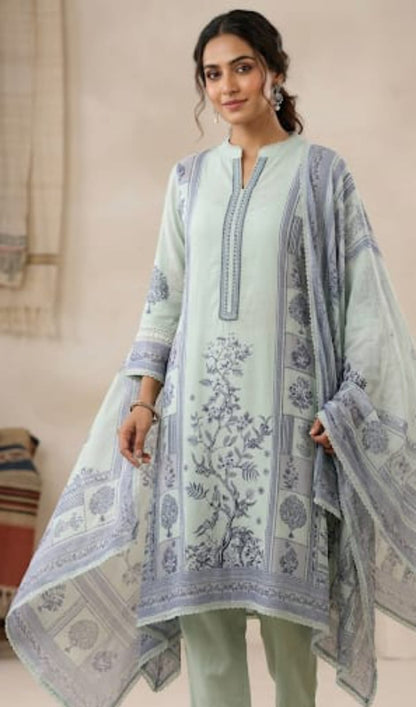 Organza Tuile printed ladies unstitched suit Rc19344