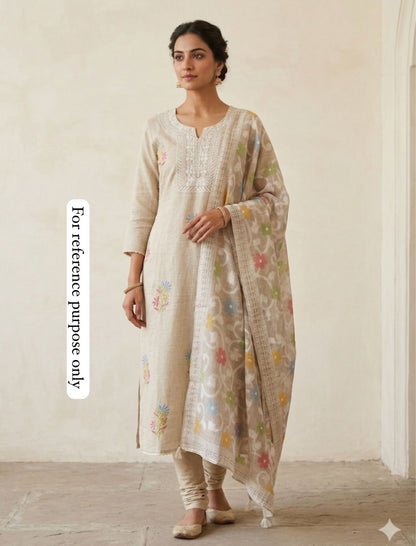 Mul chanderi unstitched ladies suit Rc18925