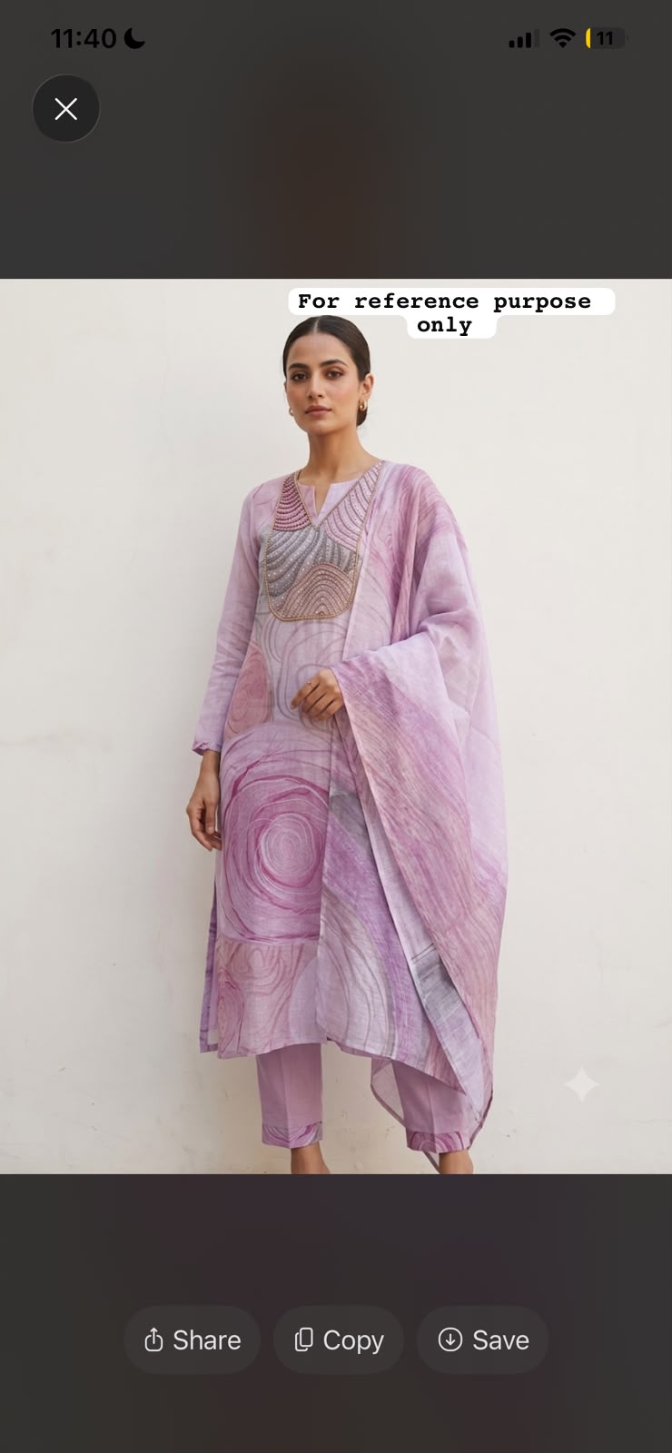 Linen printed unstitched ladies suit Rc19045