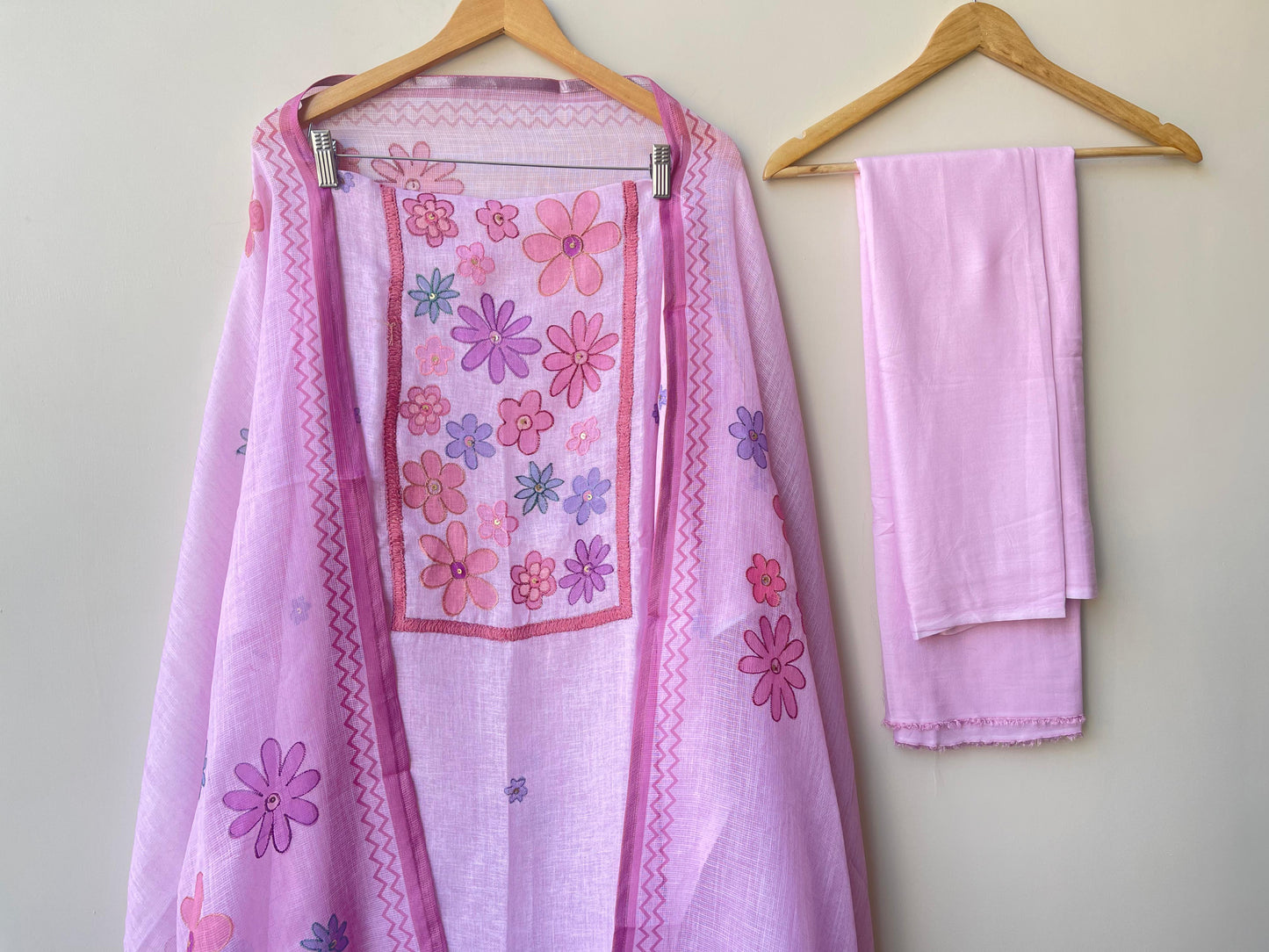 Pure Linen Printed Unstitched Ladies Suit RC-18702