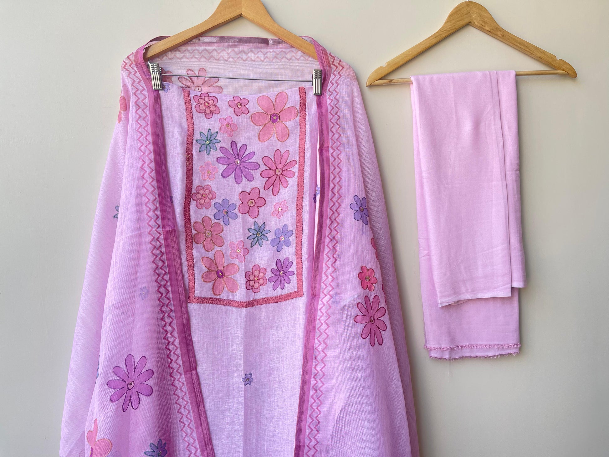 Pure Linen Printed Unstitched Ladies Suit RC-18702