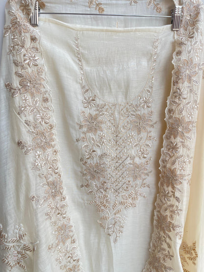 Pure mul chanderi unstitched ladies suit Rc18503 (c)