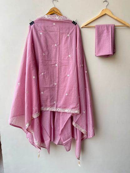 Mul chanderi unstitched ladies suit Rc19012 (a)