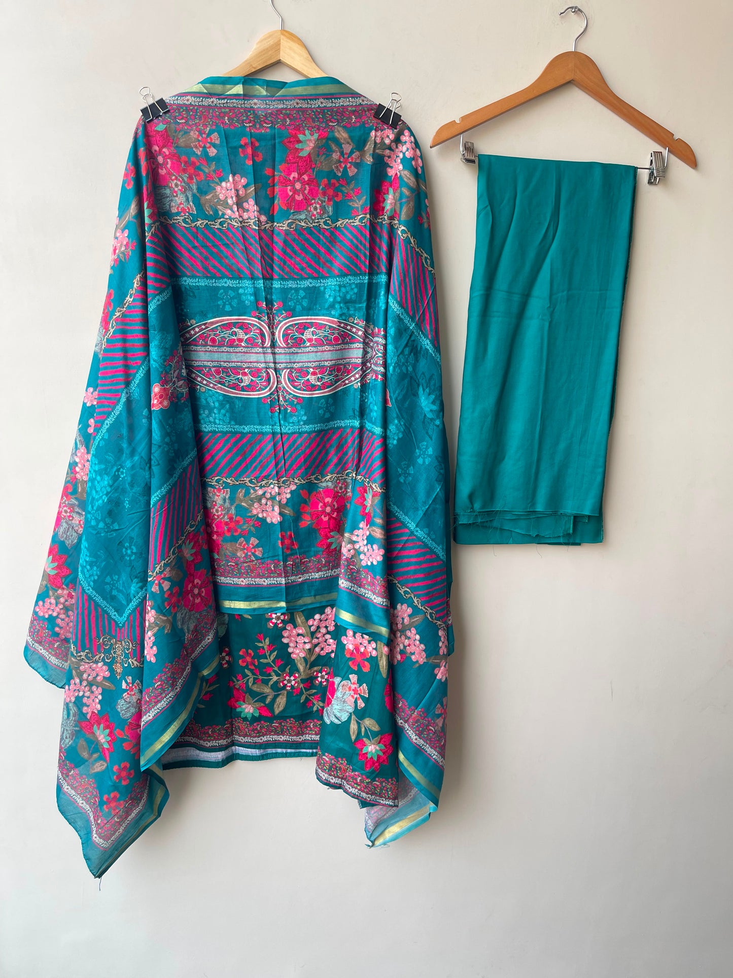 Cotton printed unstitched ladies suit Rc19013