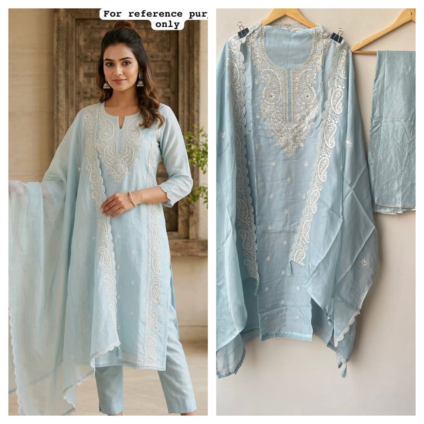 Organza unstitched ladies suit Rc19310 (c)